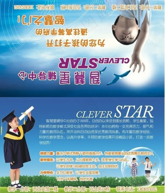 智慧星辅导中心图片cdr矢量模版下载