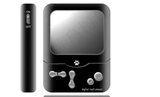 酷黑MP4播放器效果图