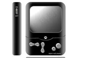 酷黑MP4播放器效果图