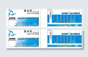 文化传媒名片图片