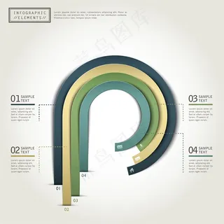 ppt抽象几何图标序列素材