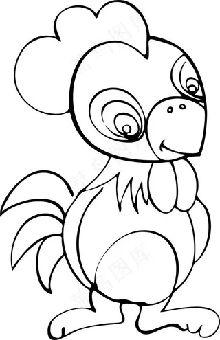 卡通鸡