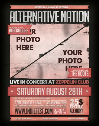 Alternative复古创意海报素材