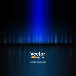 光影效果 蓝色背景