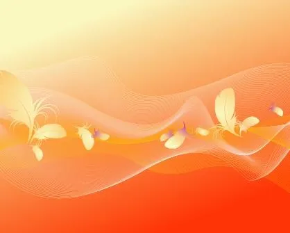柔和羽毛eps,ai矢量模版下载