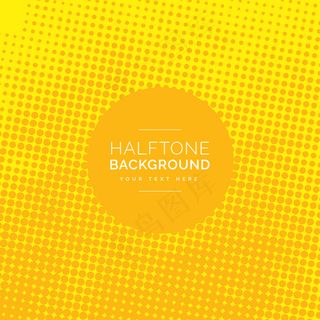 黄色背景矢量图