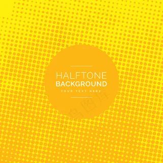 黄色背景矢量图