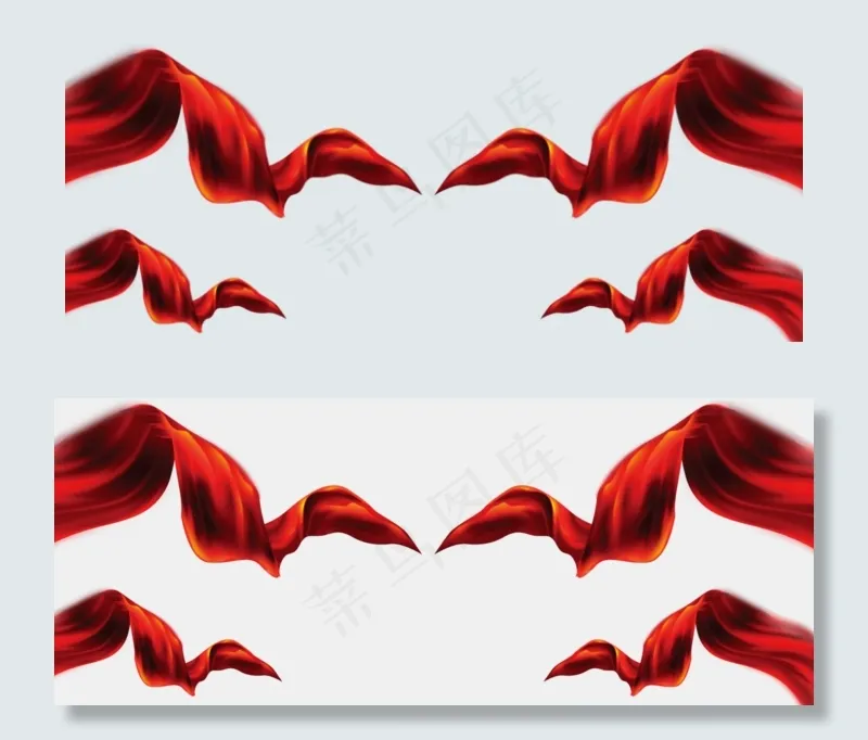 中国风飘扬的红绸中国风飘扬的红绸psd模版下载