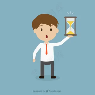 匆匆忙忙的商人