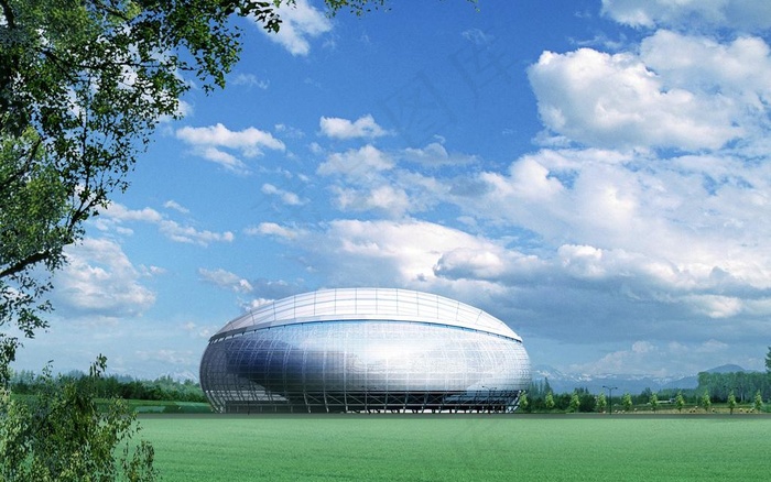 体育馆效果图图片(2749X1876(DPI:72))psd模版下载