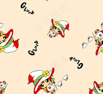 面料设计 卡通动物图片