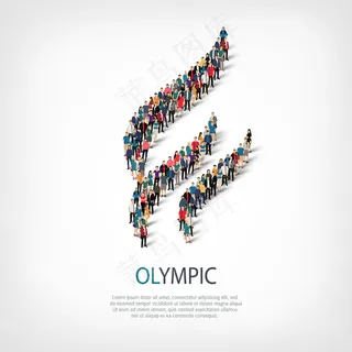 创意logo人群设计素材模板