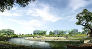 城市公园清水园景观PSD分层