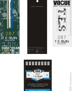 服装吊牌 领标图片