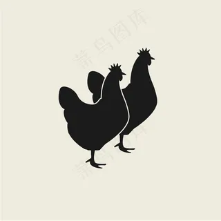 卡通动物图案素材