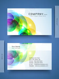 高档大气精致简洁名片设计模板