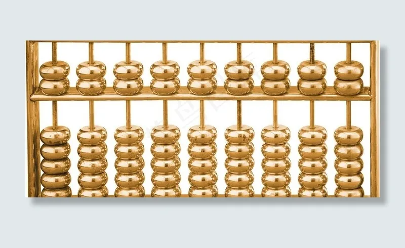 金算盘图片psd模版下载