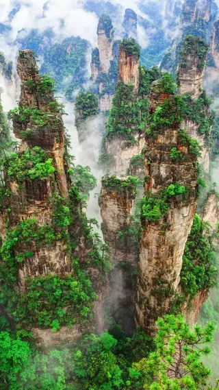 石峰林立高清摄影图片