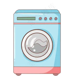 蓝色的全自动洗衣机蓝色的全自动洗衣机