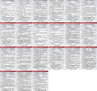 学校各种制度21块图片