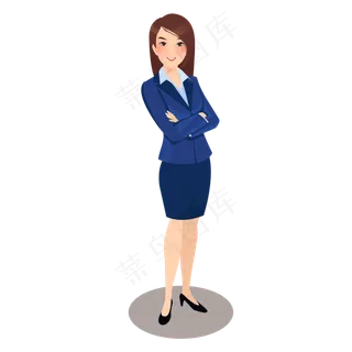 矢量卡通蓝色美女矢量卡通蓝色美女