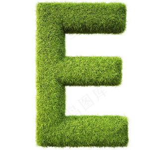 绿草字母图片