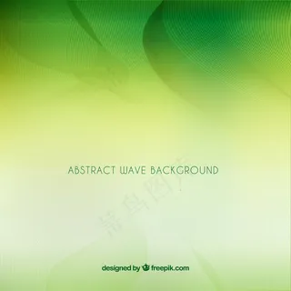 绿色背景矢量图