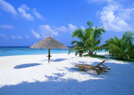 海滩风景 马尔代夫图片
