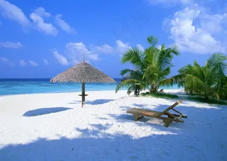 海滩风景 马尔代夫图片