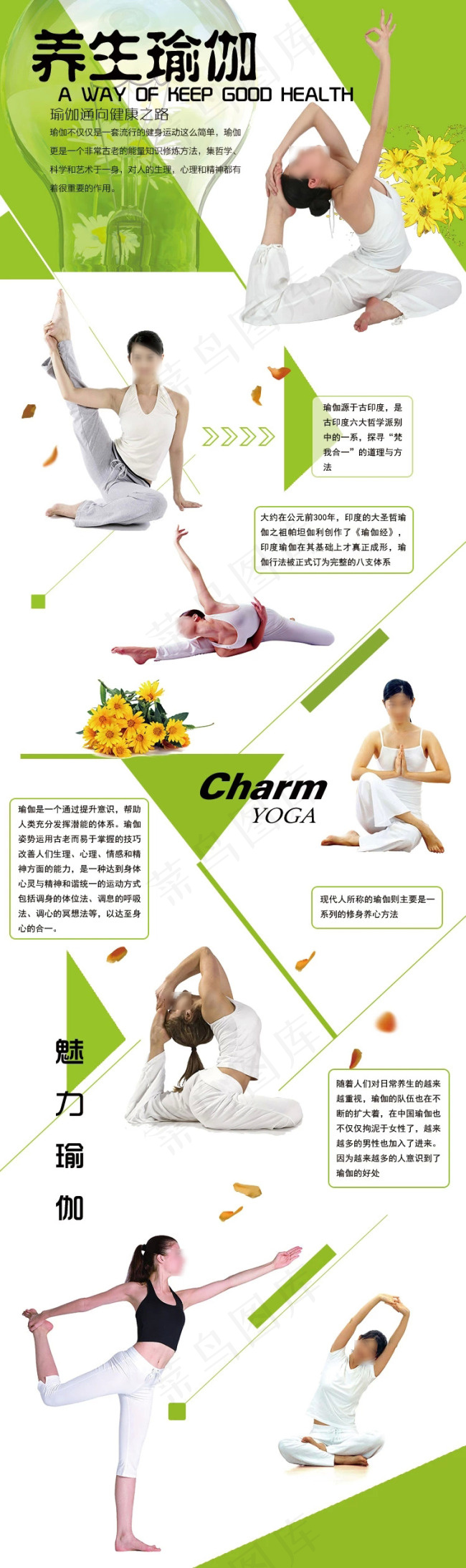养生瑜伽淘宝店铺详情页psd源文件psd模版下载