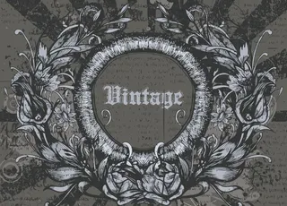欧式复古label花纹花边图片