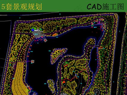 5套景观规划CAD设计图