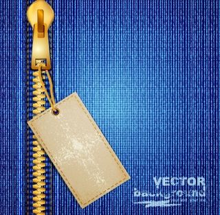 牛仔裤的设计元素矢量背景03