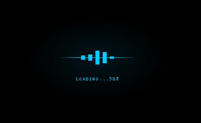 条形频谱loading加载动画