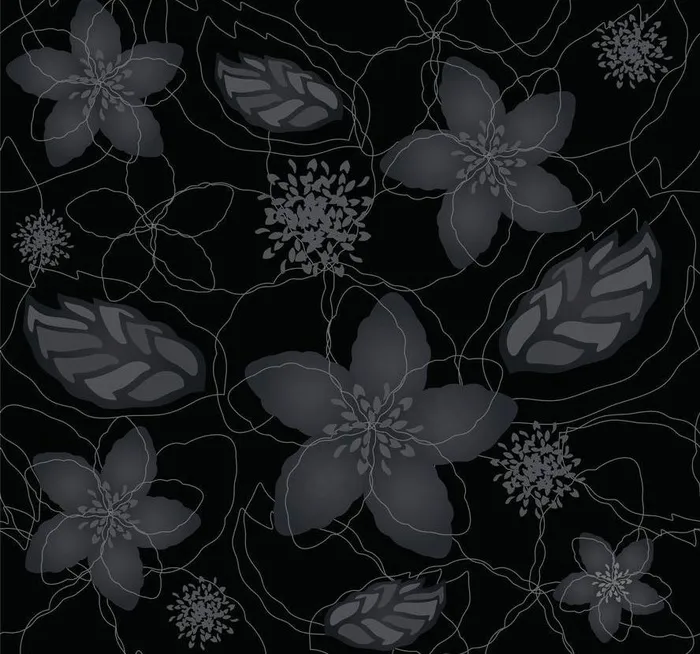 可爱古典花纹花朵图片eps,ai矢量模版下载