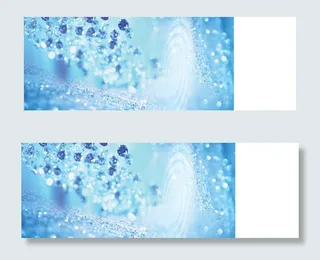 蓝色梦幻珍珠水晶背景