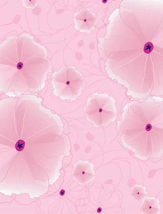 清新唯美花图案