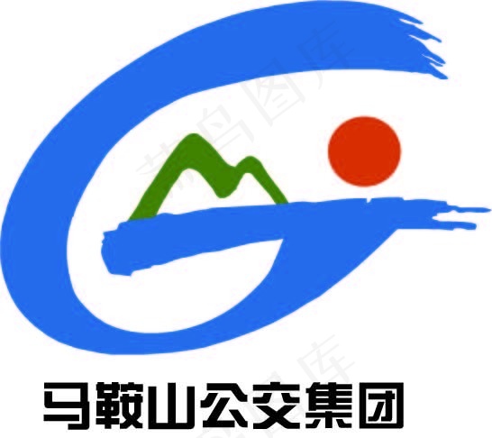 马鞍山公交集团logoai矢量模版下载