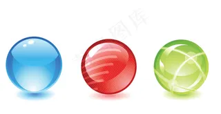 亮光三原色圆素材