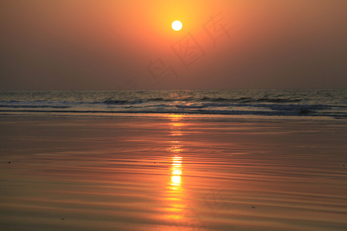 海上日出图片