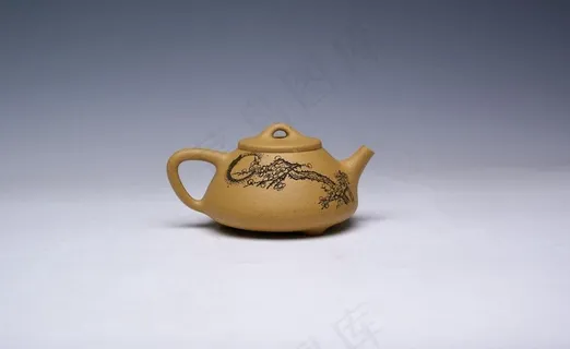 黄陶土 茶壶图片