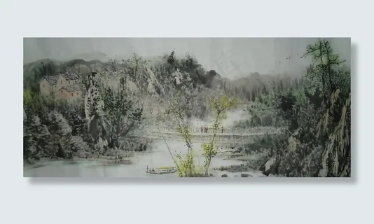 风景水墨画图片