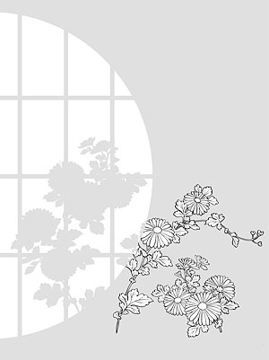 日本的植物材料拉伸31矢量鲜花（