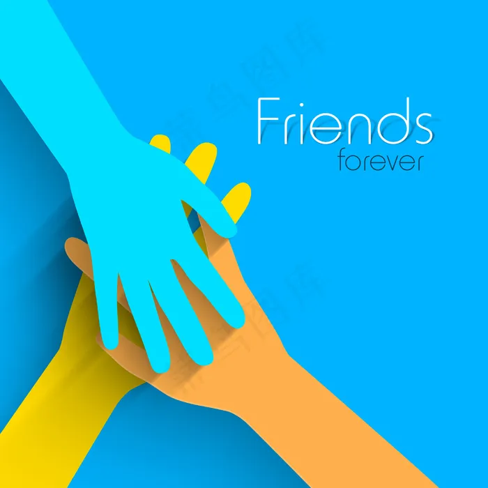 情人节快乐的概念人手的蓝色背景上的震动eps,ai矢量模版下载