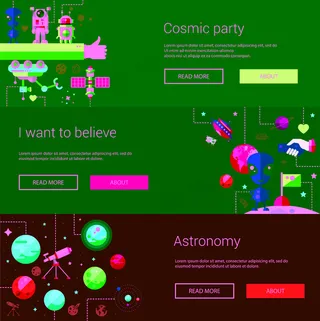 太空星球图标设计