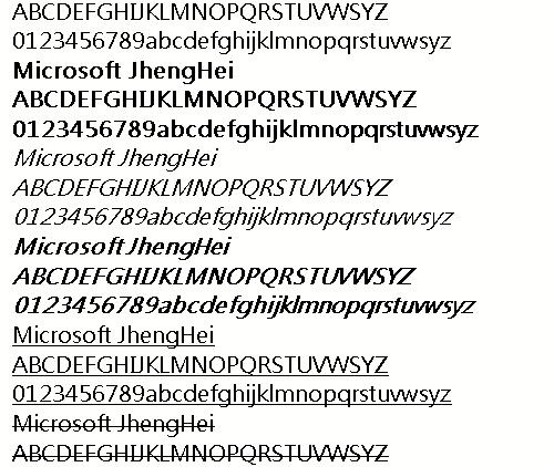 微软vista正黑体 中文字体下载