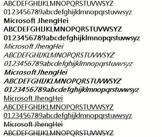微软vista正黑体 中文字体下载