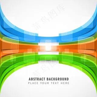 绿色背景矢量图