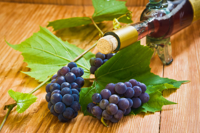 新鲜葡萄与葡萄酒