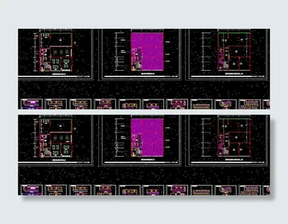 火锅厅 总图图片